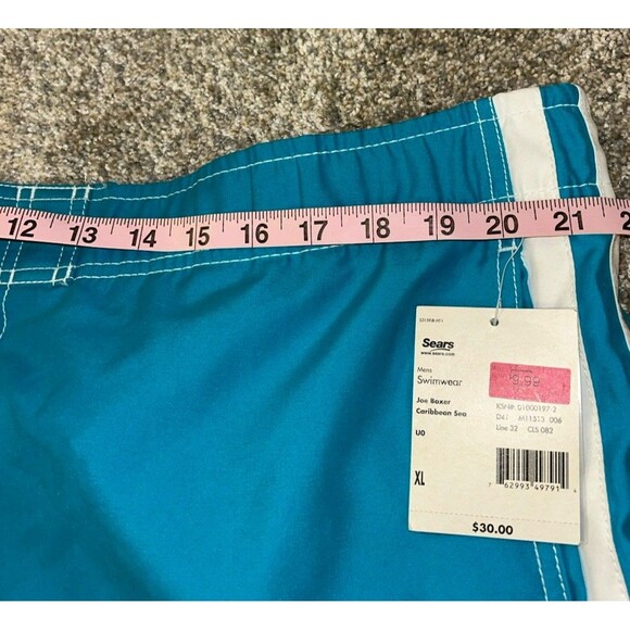 Joe Boxer Mens Swim Trunks Shorts XL Blue New - Picture 5 of 10